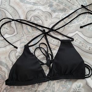 Black bikini top